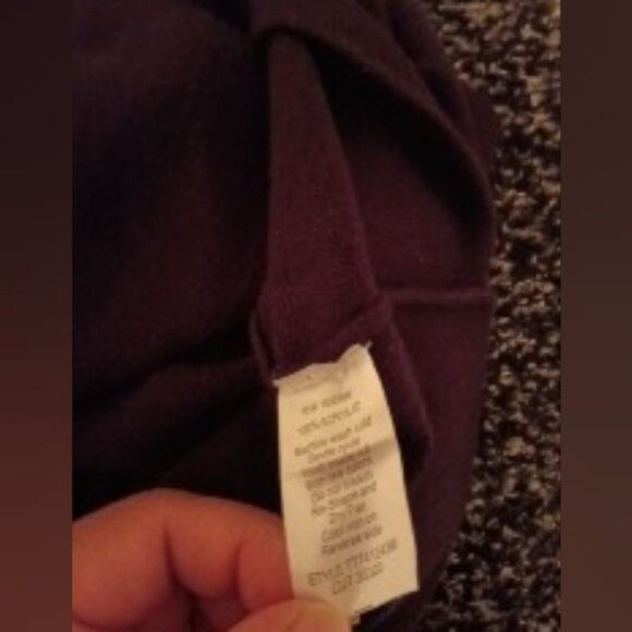 Connected Apparel Long Sleeve Purple Dress 100% Acrylic Size XL - Picture 4 of 5